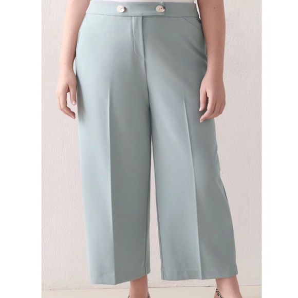 Wide Leg Pull-On Pant - Addition Elle - Picture 2 of 2